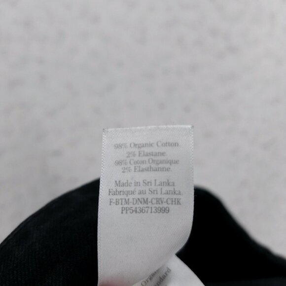 EVERLANE The Curvy Cheeky Jean Organic Cotton Spandex Faded Black 29 Regular - Picture 7 of 7